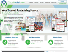 Tablet Screenshot of charityvalet.com